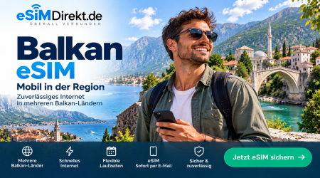 Balkan eSIM – Mobiles Internet für den Balkan