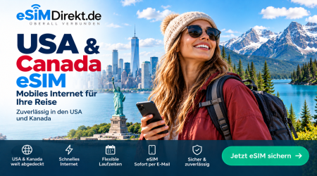 USA & Kanada eSIM – Mobiles Internet für Ihre Reise
